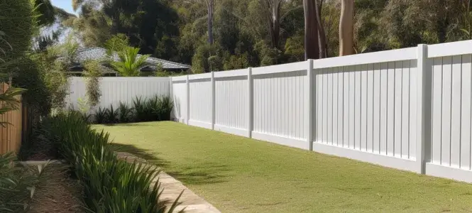 White timber fencing solutions in Caboolture