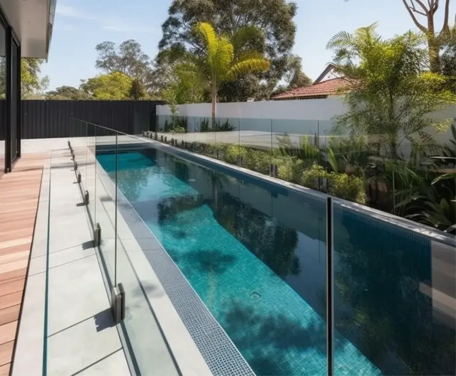 Glass pool fence services in Caboolture