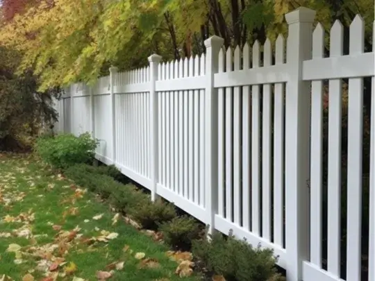 White timber fence for securing a property in Caboolture
